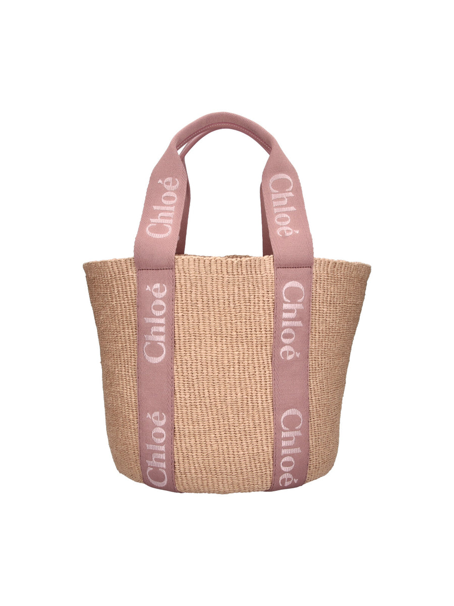 Chloè 100% Paper tote bag in beige