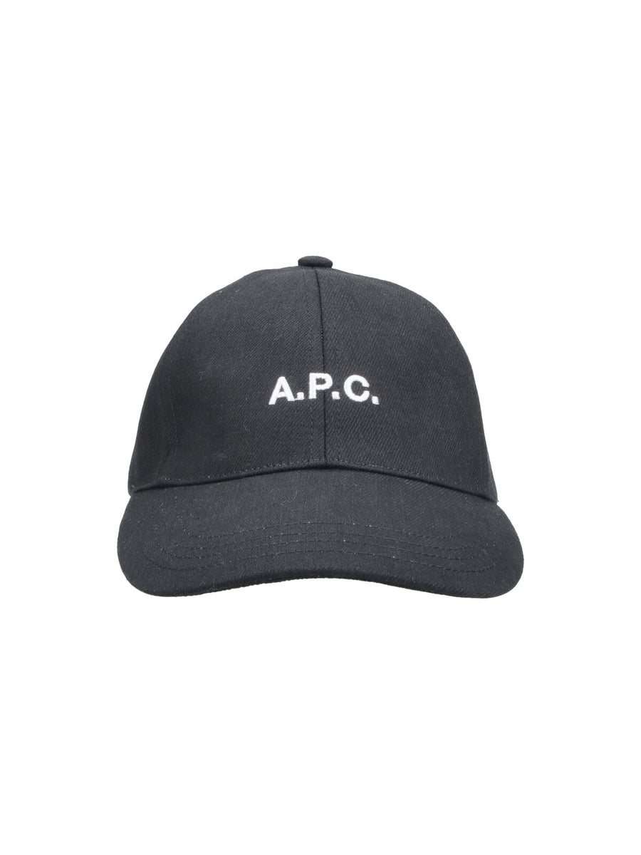 A.P.C. COZZS 98% Cotton baseball cap in black