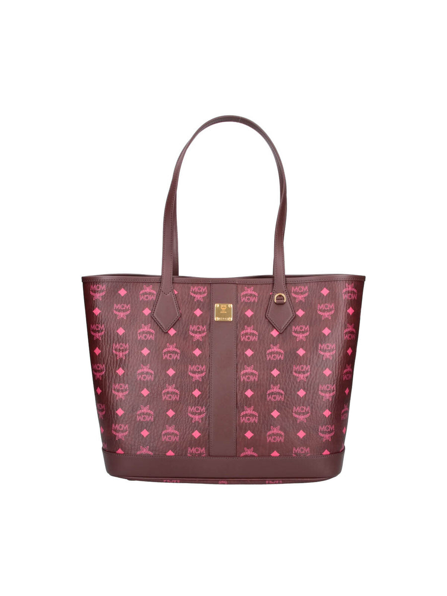 MCM 65% Polyurethane tote bag in brown