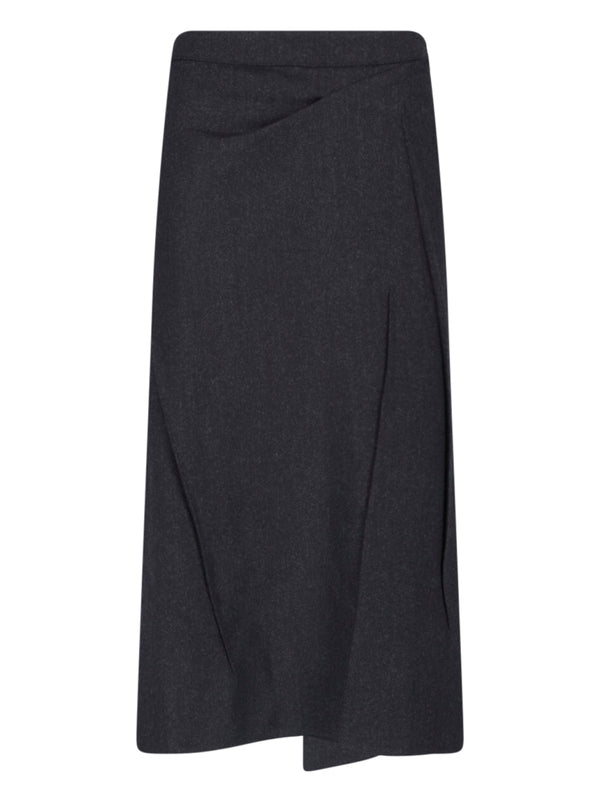 Victoria Beckham 100% Wool skirt in gray