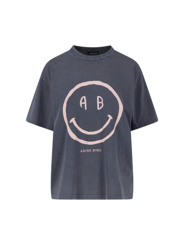 Anine Bing Cotton t-shirt in gray