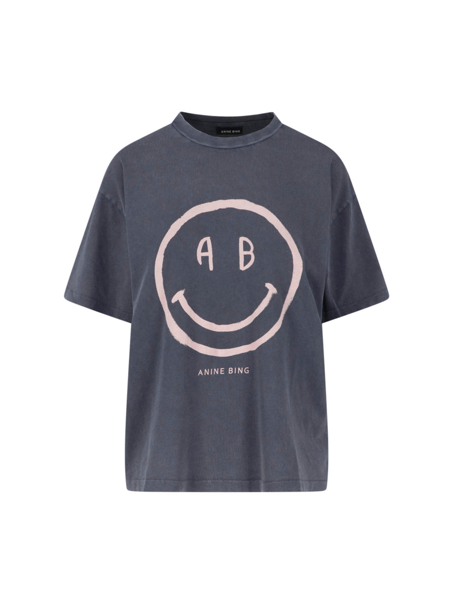 Anine Bing Cotton t-shirt in gray