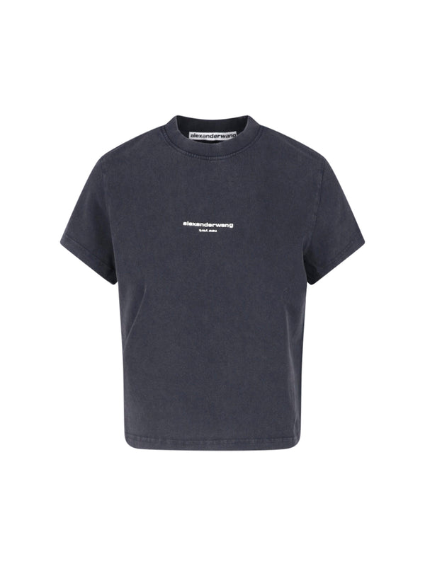 Alexander Wang 100% Cotton t-shirt in black
