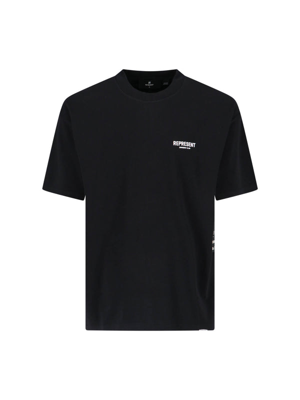 Represent 100% Cotton t-shirt in black