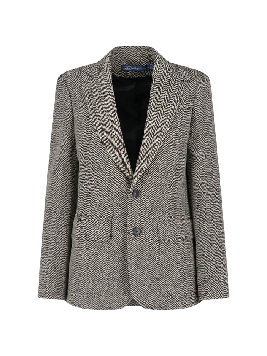 Polo Ralph Lauren 63% Linen blazer in black