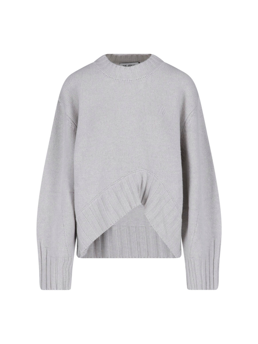 The Attico Wool blend sweater in gray