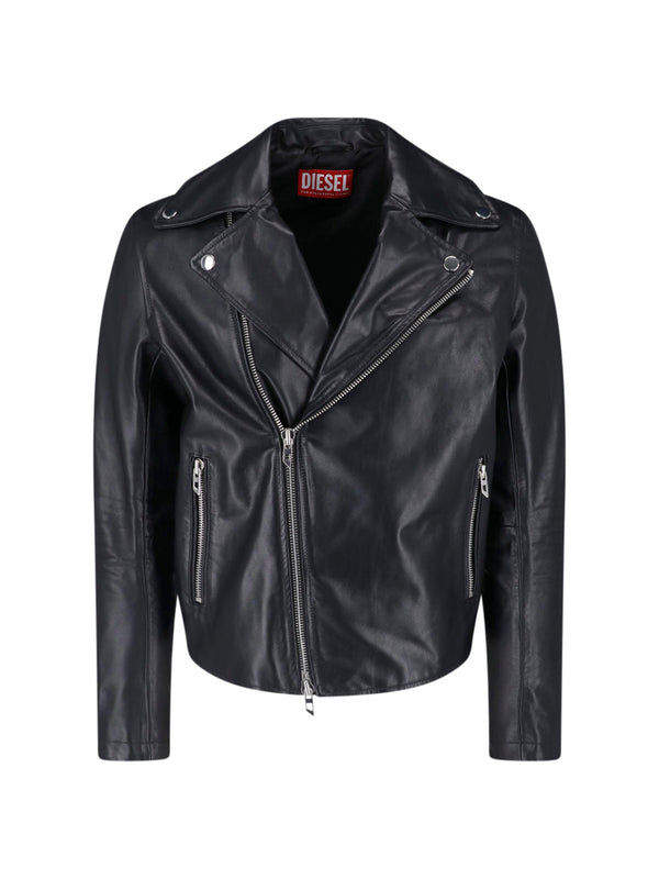 Diesel 100% Cowhide jacket in black