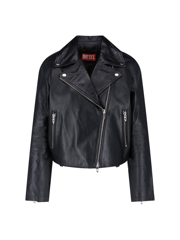 Diesel 100% Cowhide jacket in black