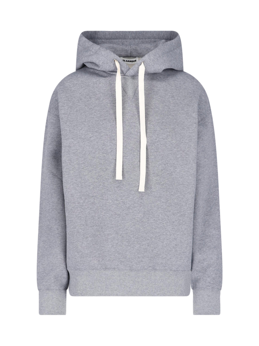 Jil Sander 100% Cotton hoodie in gray