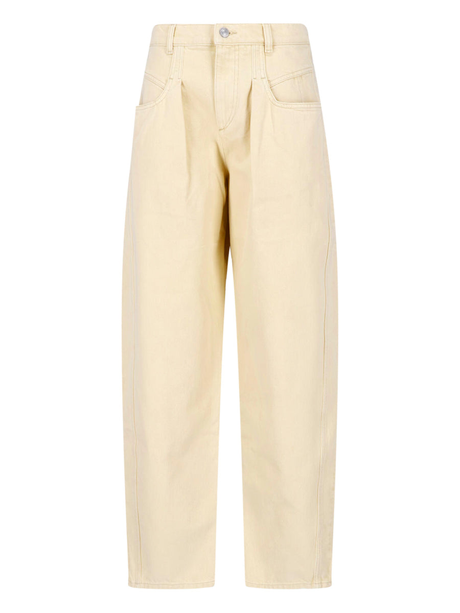 Isabel Marant 100% Cotton jeans in beige