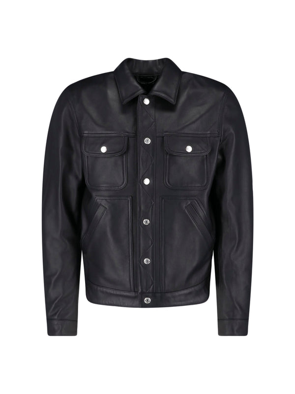 Dsquared2 Leather jacket in black