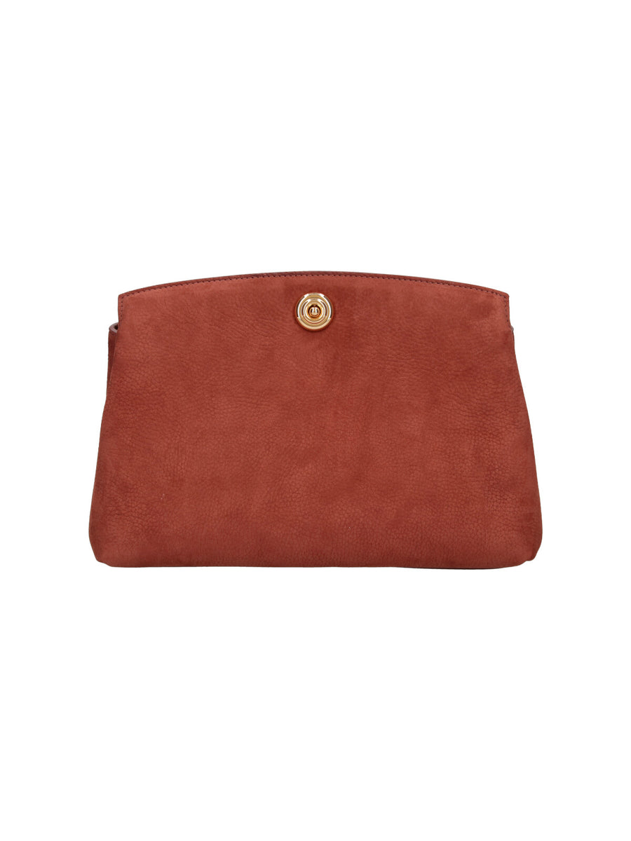 Liffner 100% Calf Leather clutch in brown