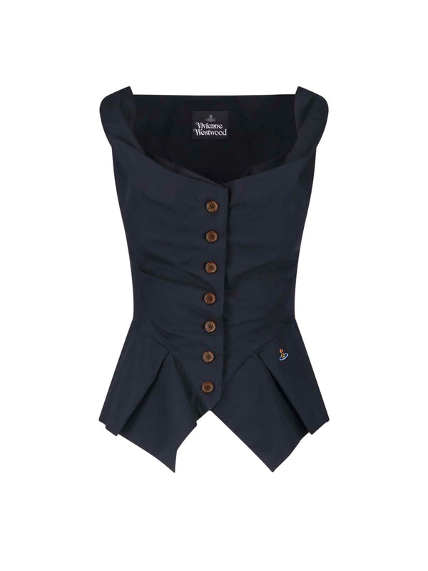Vivienne Westwood 100% Cotton bodysuit in black