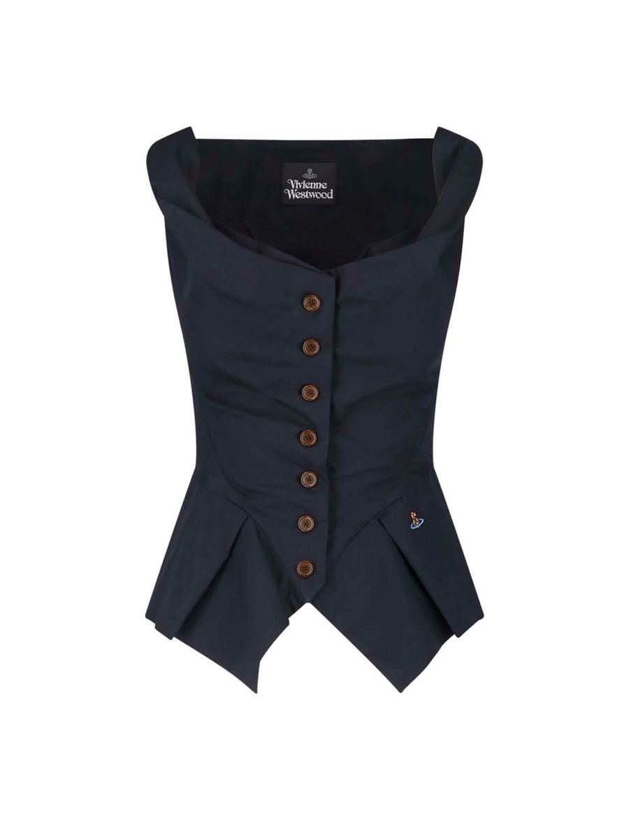 Vivienne Westwood 100% Cotton bodysuit in black