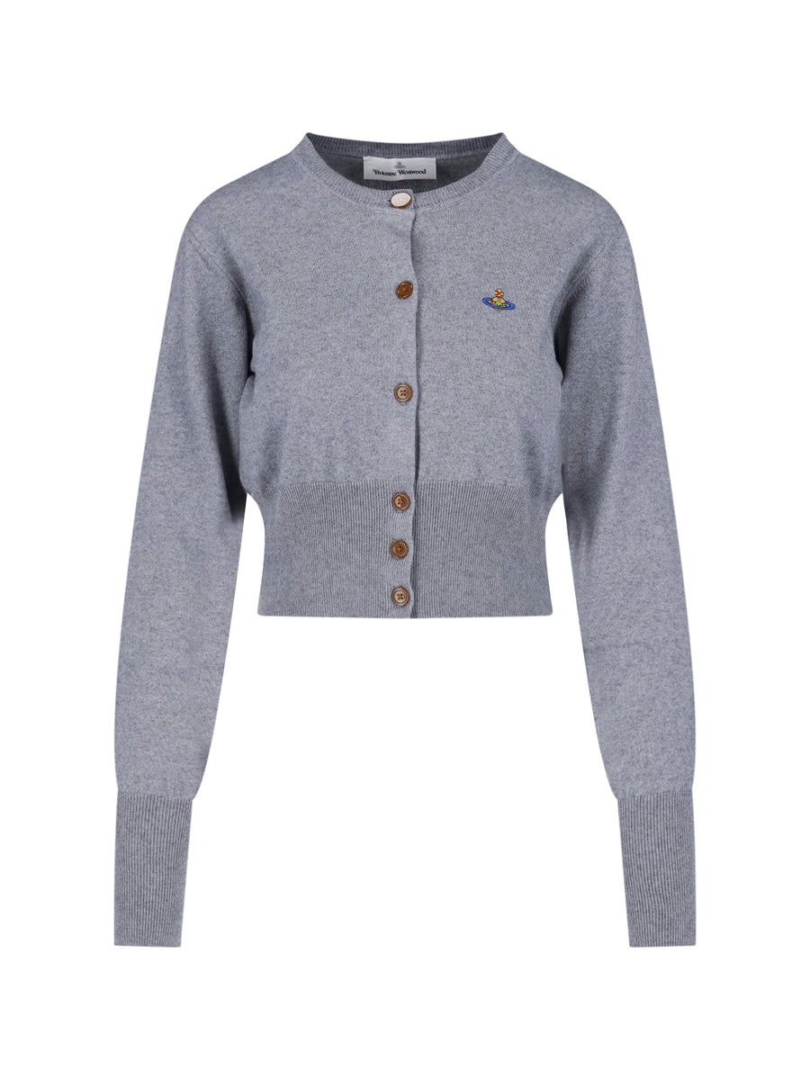 Vivienne Westwood 85% Cotton cardigan in gray