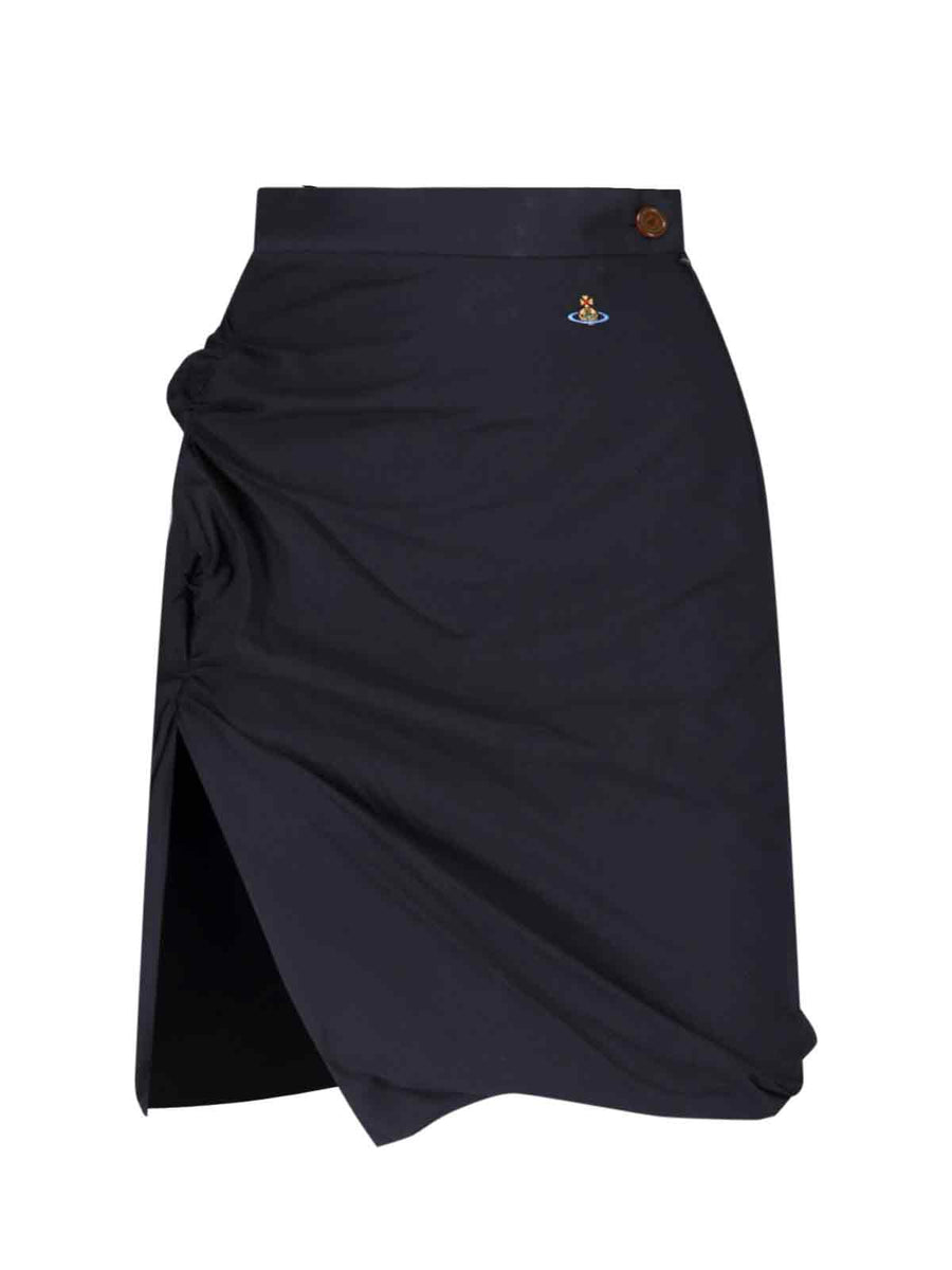 Vivienne Westwood 100% Cotton skirt in navy