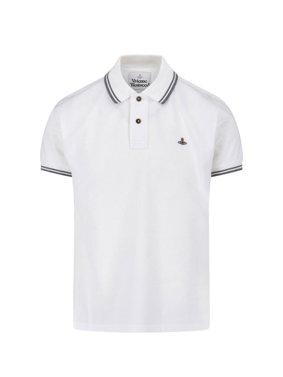 Vivienne Westwood 100% Cotton polo in white