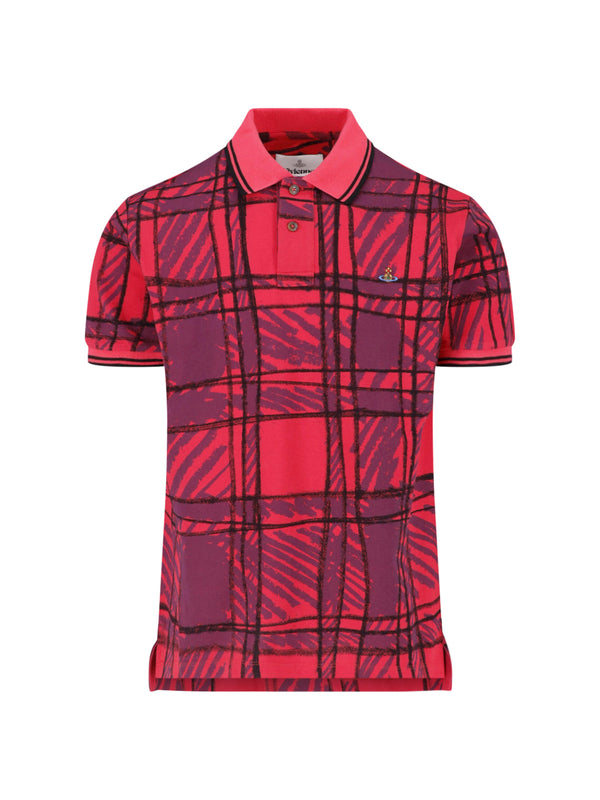 Vivienne Westwood 100% Cotton polo in red