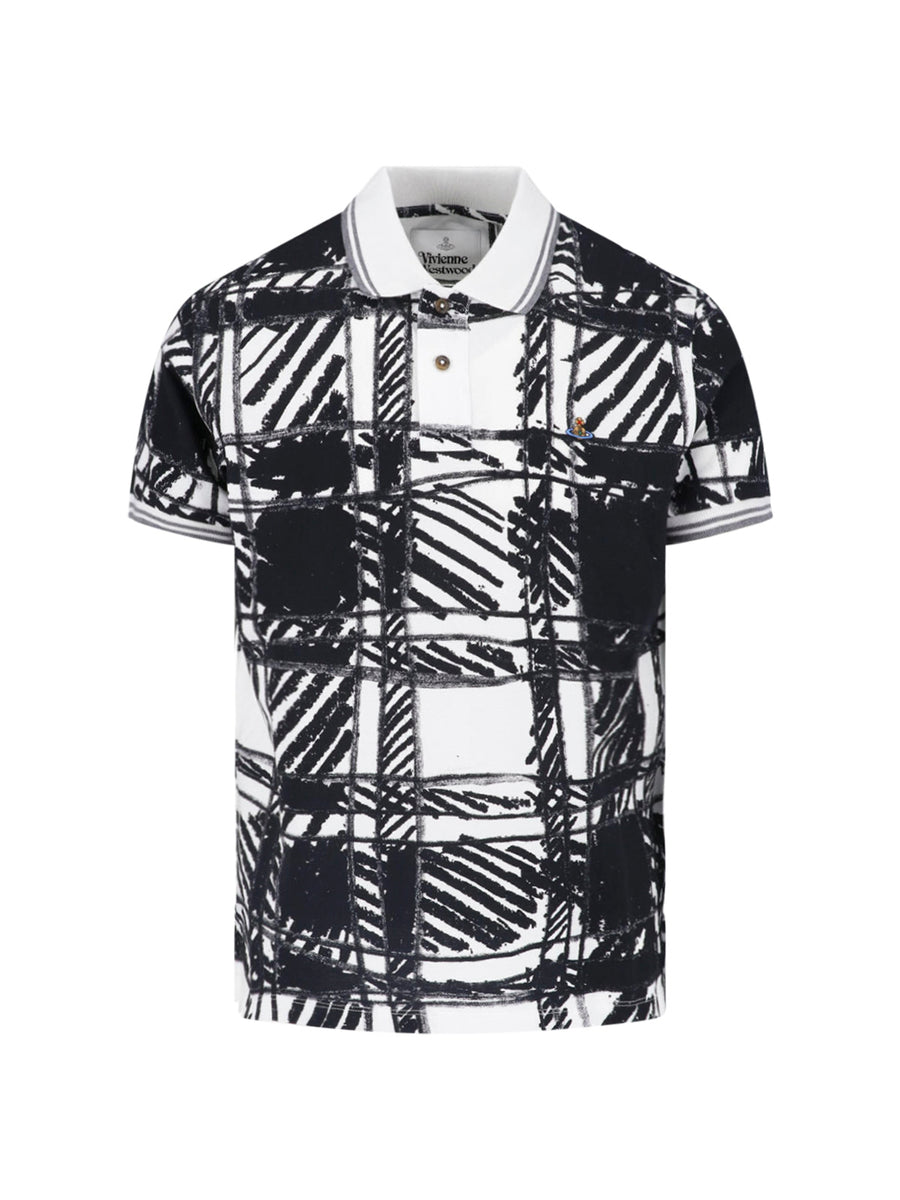 Vivienne Westwood 100% Cotton polo in black