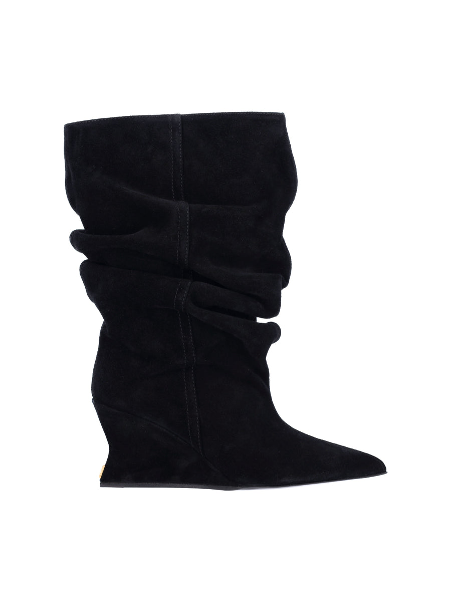 Balmain 100% Calf Leather boot in black