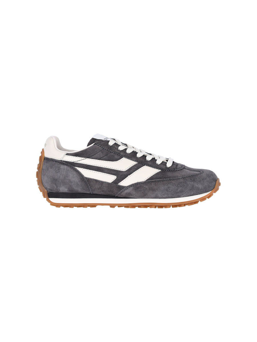 Tom Ford Upper: 100% Calf Leather sneaker in gray