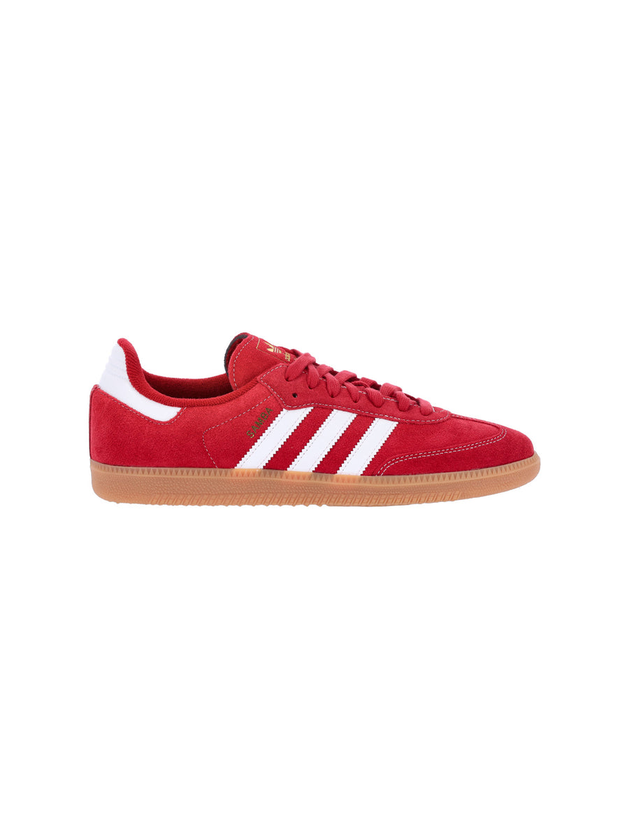 Adidas Leather sneaker in red