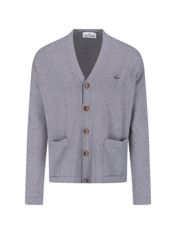 Vivienne Westwood 85% Cotton cardigan in gray