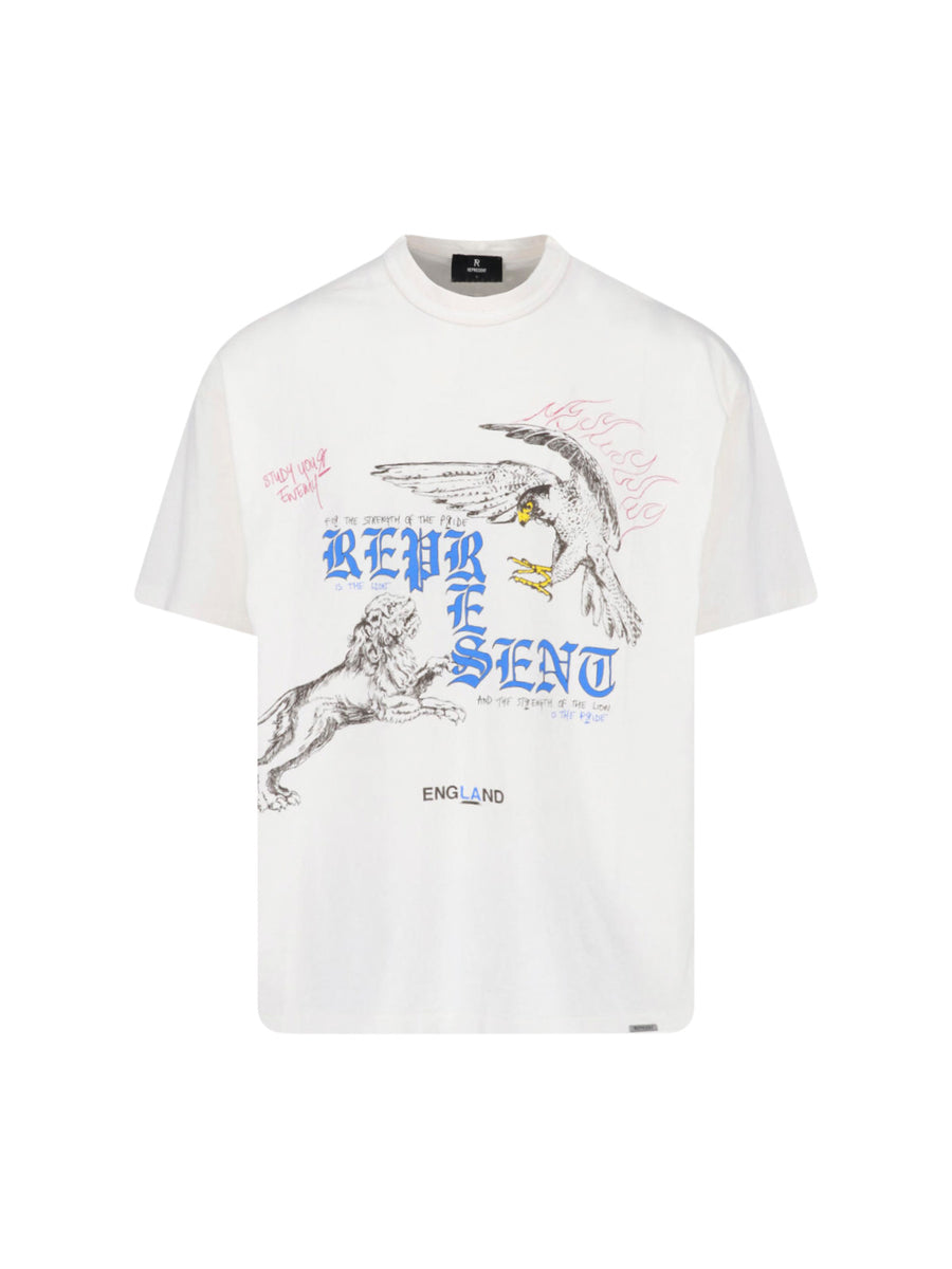 Represent 100% Cotton t-shirt in white