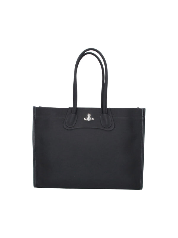 Vivienne Westwood 100% Polyester tote bag in black