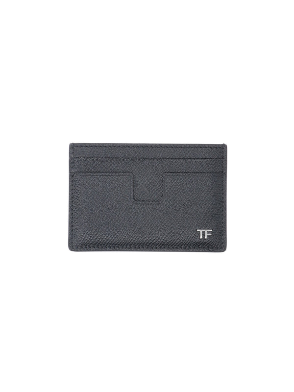 Tom Ford 100% Calf Leather card case in black