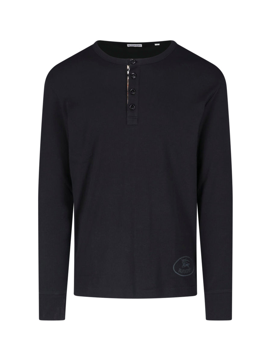 Burberry 98% Cotton t-shirt in black