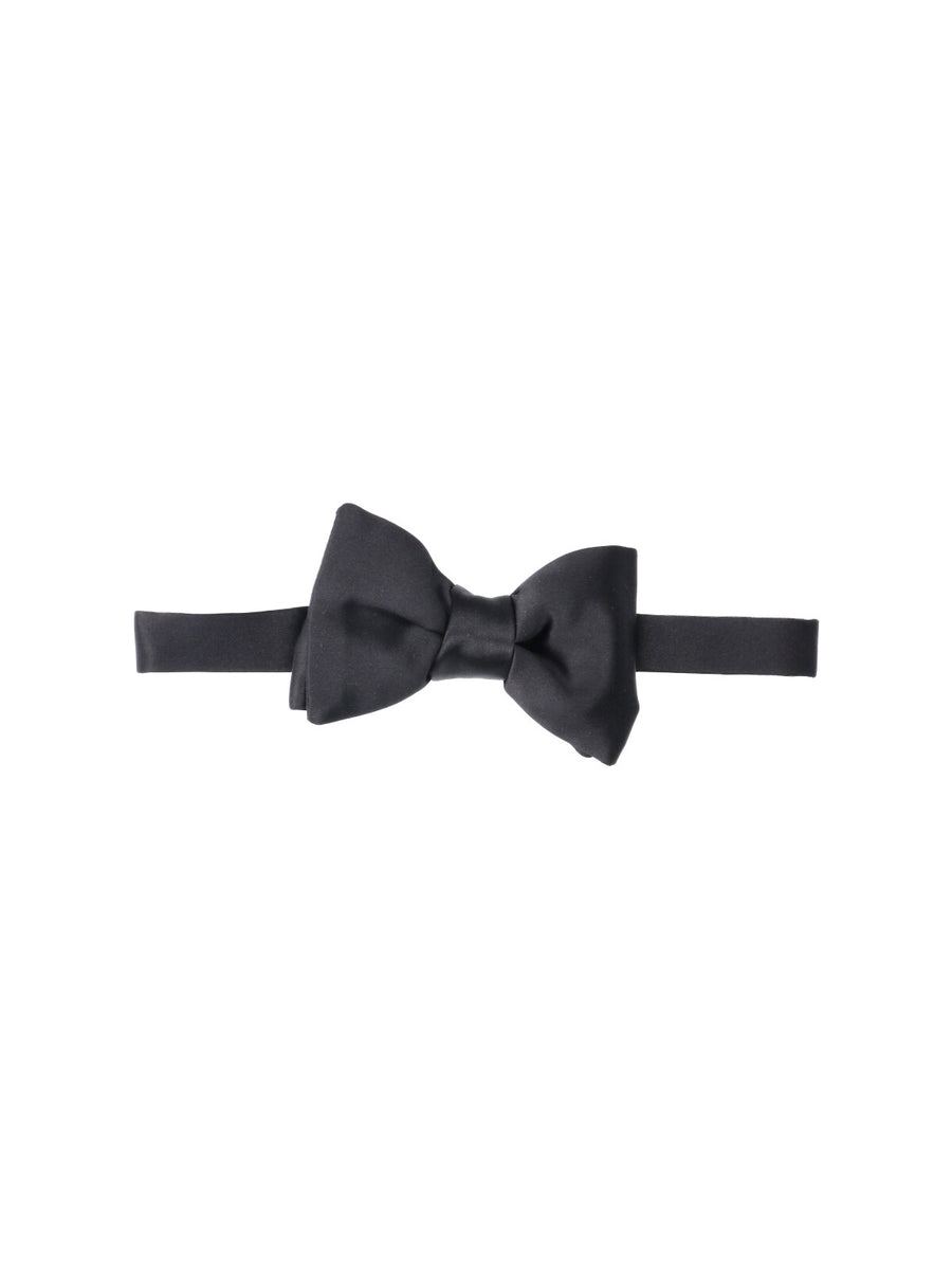 Tom Ford 100% Silk Mulberry bow tie in black