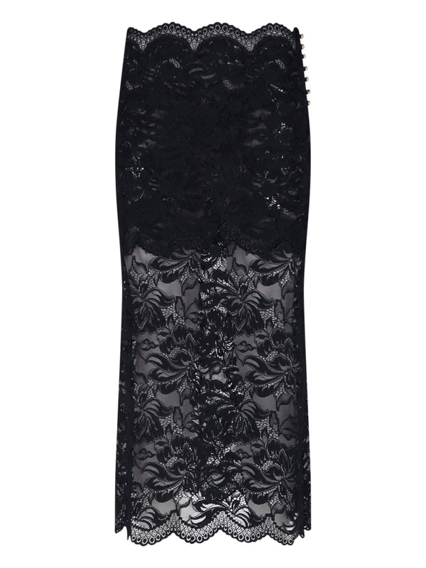 Rabanne 90% Polyamide skirt in black
