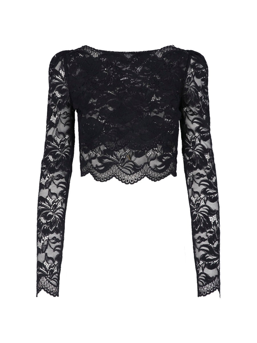 Rabanne 90% Polyamide blouse in black
