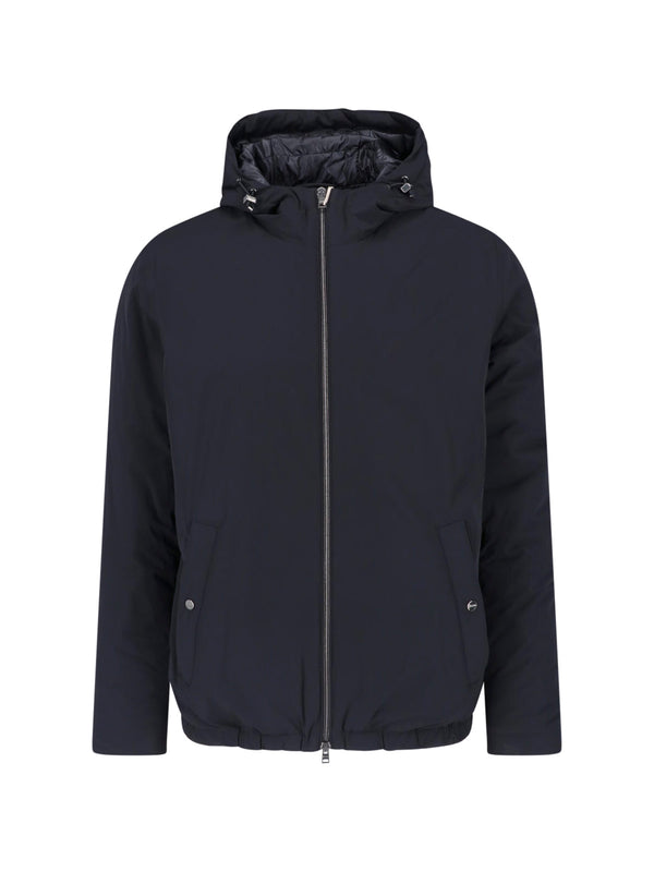 Herno 86% Polyamide down jacket in black