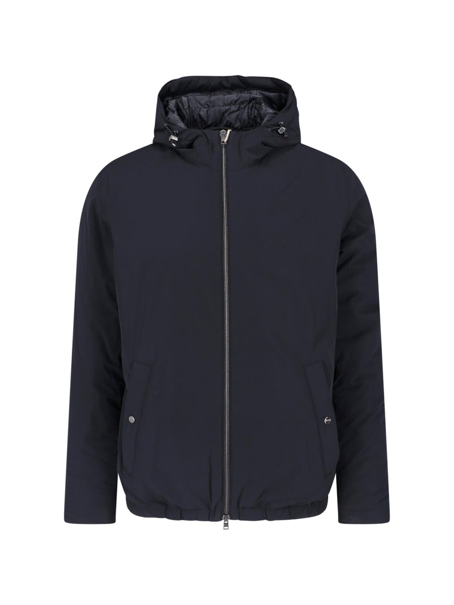 Herno 86% Polyamide down jacket in black