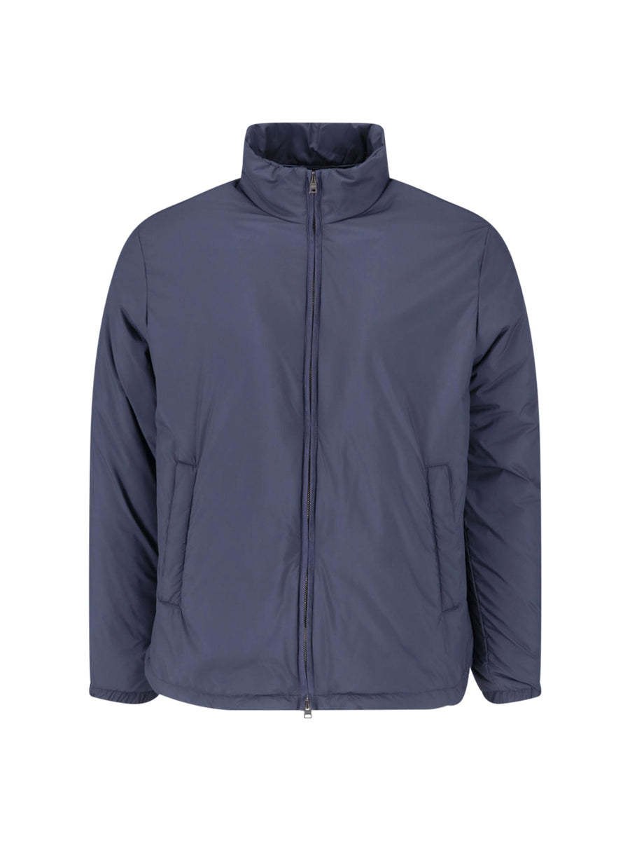 Herno 100% Polyester down jacket in blue