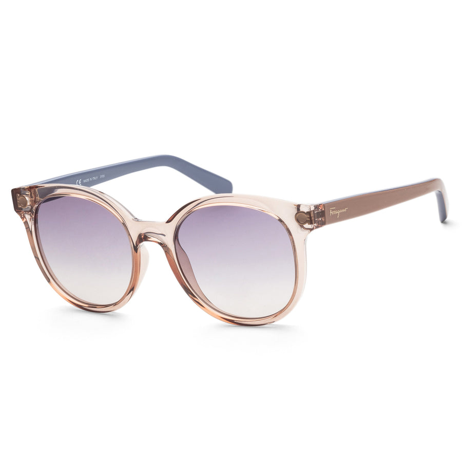 Preloved - Ferragamo Womens Fashion 53 Mm Crystal Nude Sunglasses Sf833s-290 One Color
