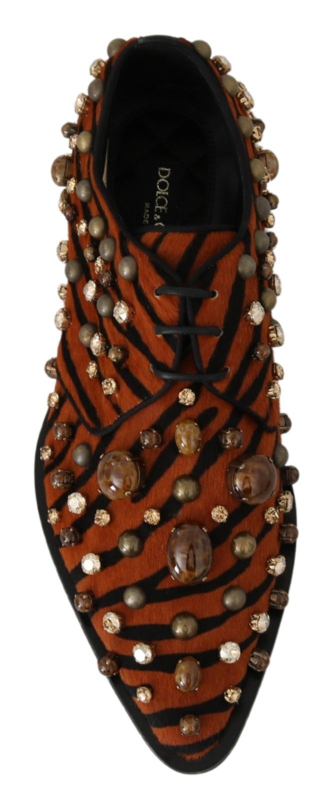 Dolce & Gabbana Pony hair flat in orange