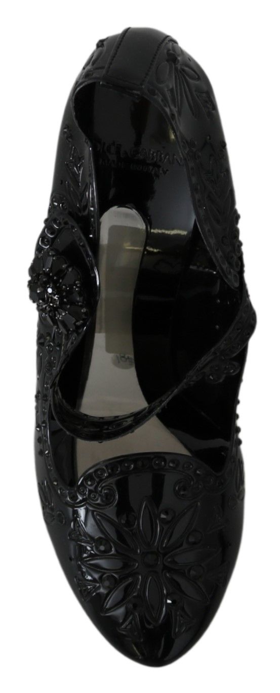Dolce & Gabbana PVC heel in black
