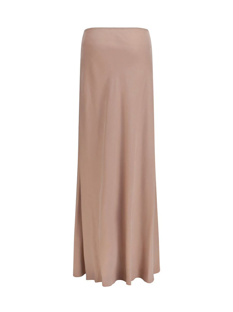 Lyocell Long Skirt Mocha-Meringue Mocha/meringue