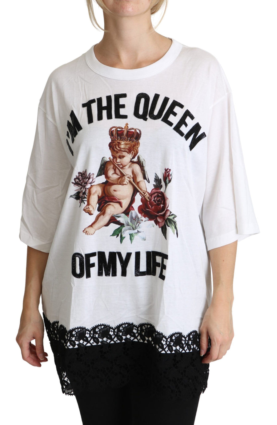 Dolce & Gabbana 98% Cotton t-shirt in white