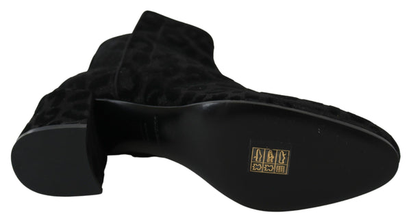 Dolce & Gabbana 10% Nylon boots in black