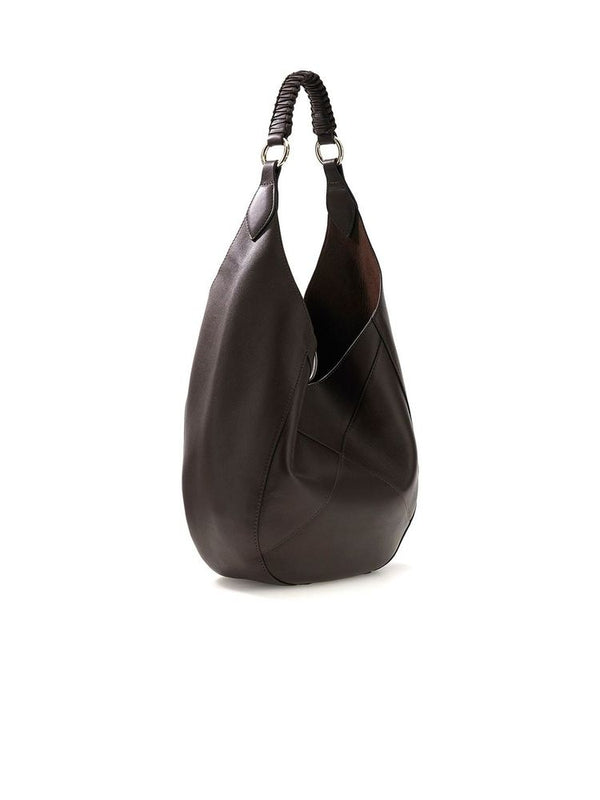 Guess 100% Cow Leather hobo bag in brown