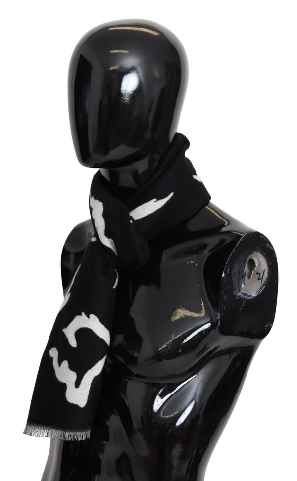 Givenchy 94% Wool scarf in black