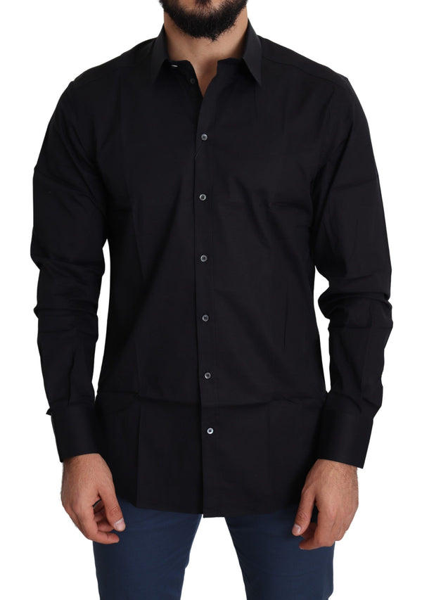 Dolce & Gabbana 96% Cotton shirt in black