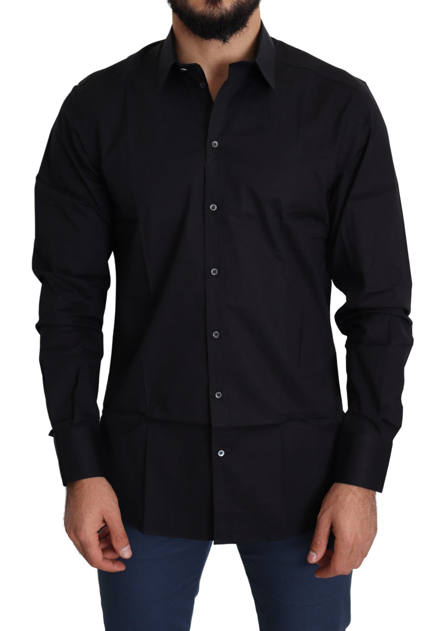 Dolce & Gabbana 96% Cotton shirt in black