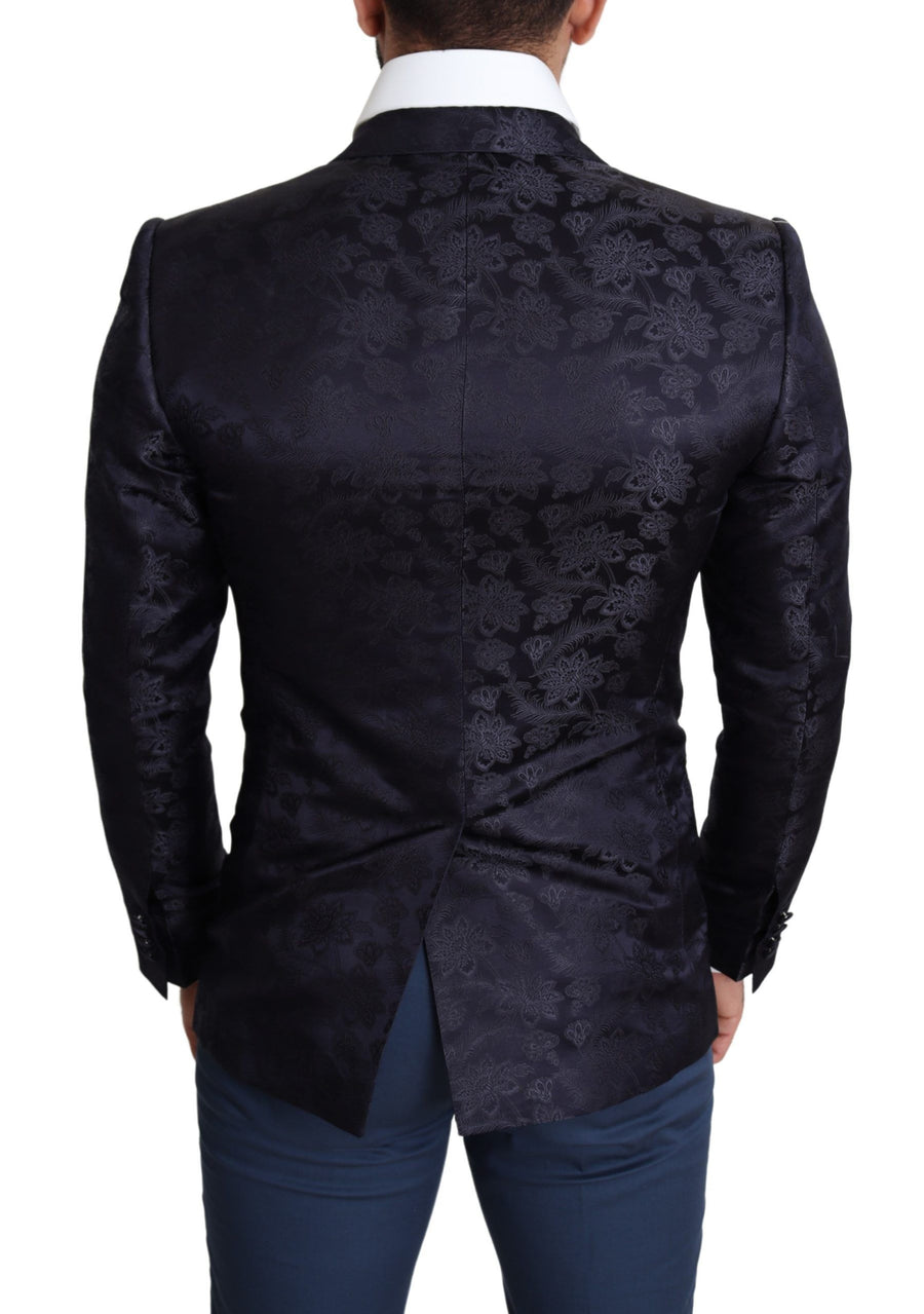Dolce & Gabbana 93% Silk blazer in black