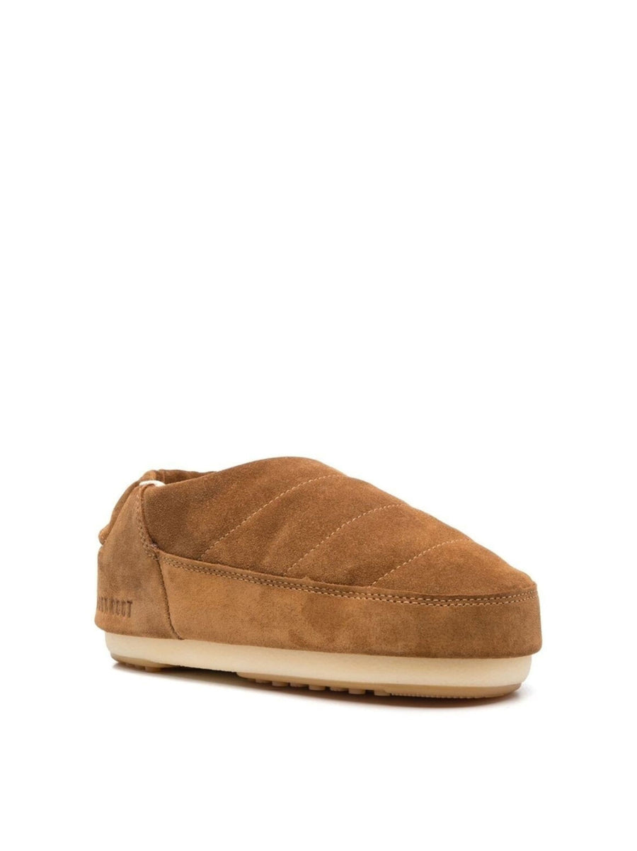 Moon Boot Suede slipper in brown