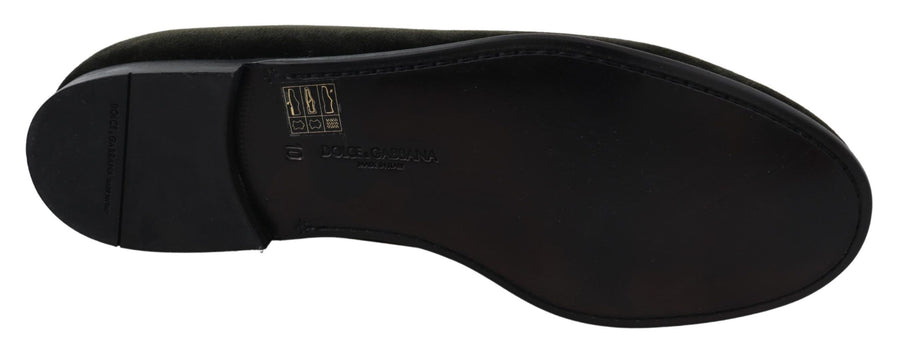 Dolce & Gabbana Velvet loafers in green